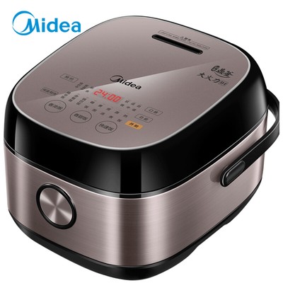 美的(midea)电饭煲 ih大火力加热 微压沸腾芯 精钢鼎釜内胆4l电饭锅