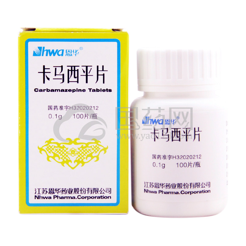 hwa/恩华 卡马西平片 0.1g*100片*1瓶/盒