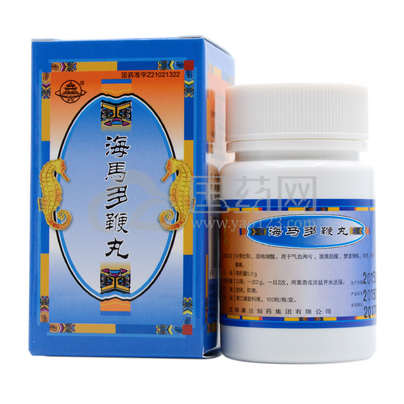 清宫 海马多鞭丸 0.2g*100粒*1瓶/盒