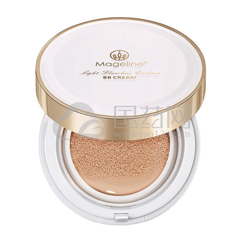 麦吉丽(mageline)轻盈无暇气垫bb 遮瑕提亮持久保湿滋润遮瑕轻薄裸妆