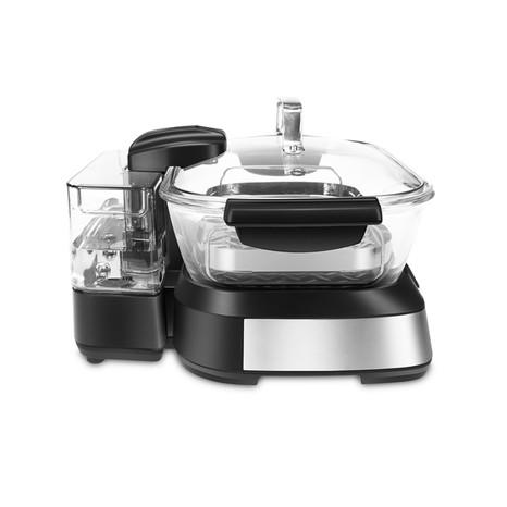 cuisinart/美膳雅 电蒸锅多功能智能玻璃大容量蒸鲜锅 stm-1000cnkg