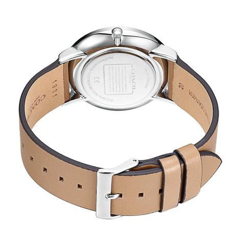 【国药网】蔻驰coachcharles系列潮流时尚经典石英真皮表带男款手表