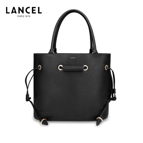 lancel兰姿lehuit包包女秋冬大容量手提单肩包真皮托特包水桶包a