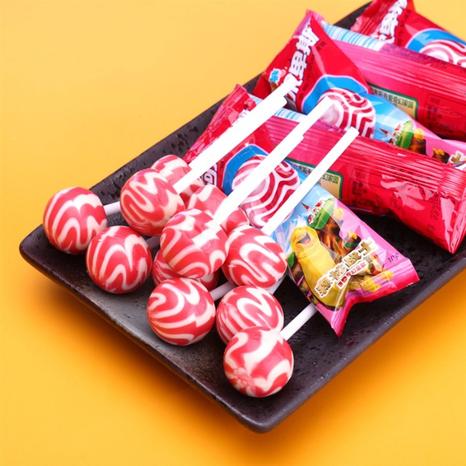 阿尔卑斯草莓牛奶味硬糖棒棒糖20支装 儿童糖果 经典棒棒糖 休闲零食