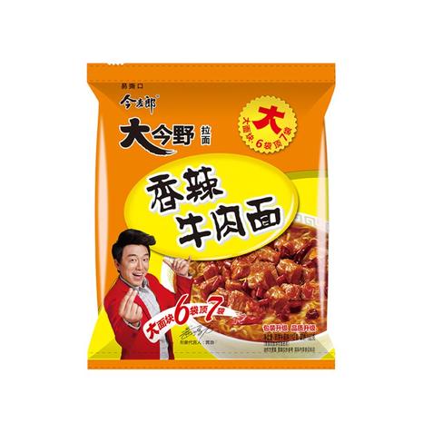 【国药网】今麦郎方便面大今野拉面香辣牛肉面24袋泡