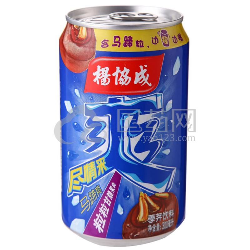 杨协成 马蹄爽 荸荠果汁果肉饮料 300ml*6听 新加坡百年品牌 新老包装