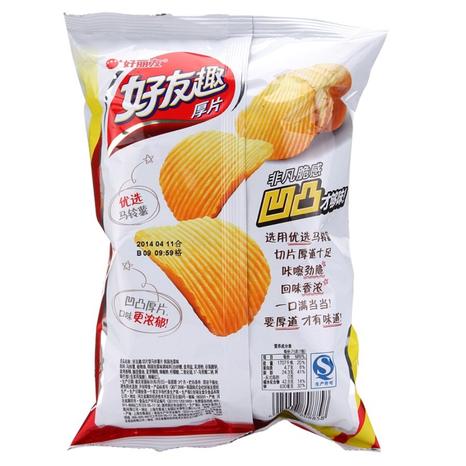 orion 好丽友 休闲零食 薯片 好友趣韩国泡菜味75g/袋
