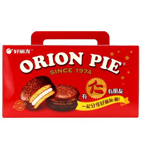 好丽友 营养早餐点心零食 礼盒 巧克力派 30枚 1020g/盒(新老包装随机