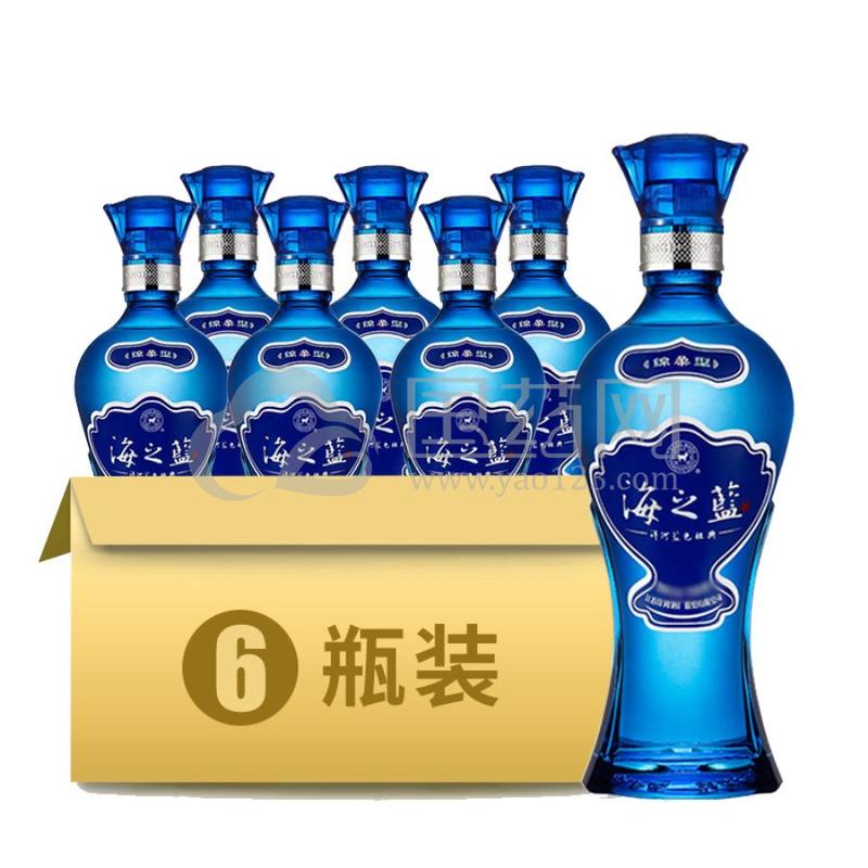 洋河洋河藍色經典海之藍42度480ml*6(附贈三個禮袋)價格,作用,說明書