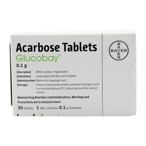 拜唐苹阿卡波糖片01g30片盒