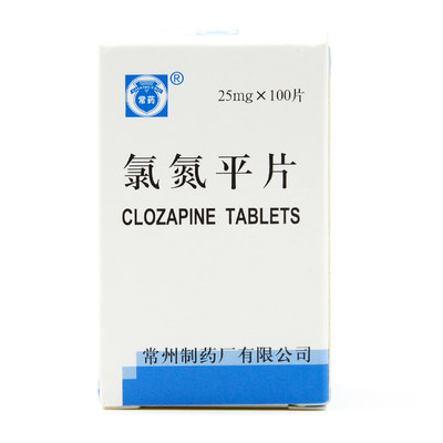 常药氯氮平片25mg100片1瓶