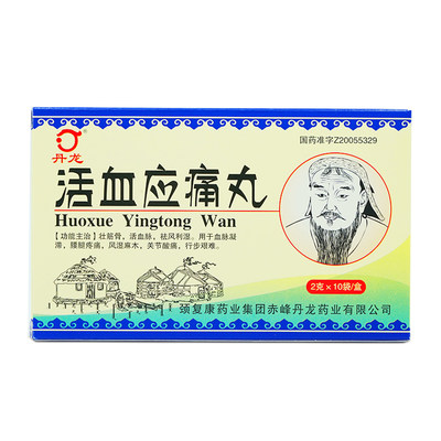 丹龙 活血应痛丸 2g*10袋/盒